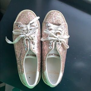 Saint Laurent platform sparkly sneakers